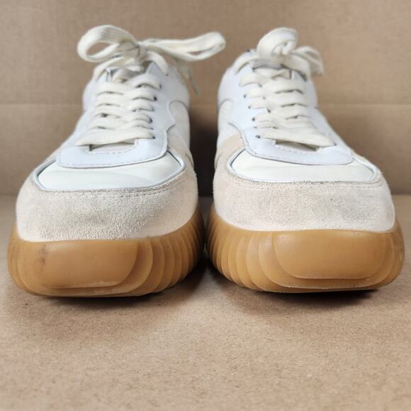 Rag & Bone Womens Retro Runner Sneakers US 9 EU 40 Antique White Gum Sole EUC - Picture 10 of 16